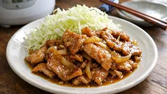 漬け込み不要でしっかり味！基本の豚ロースしょうが焼き—甘辛だれを煮絡めるだけ