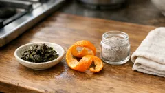 捨てる前に掃除に回すだけ 茶殻・みかんの皮・灰で油汚れとニオイを落とすコツ