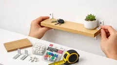 賃貸でも安心、100均金具とプッシュピンで作る穴が目立ちにくい壁面収納3選