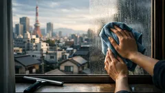 窓ガラス掃除でスジを残さないコツは手順にあり、内側と外側を最短でピカピカにする方法