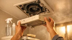 浴室のカビが減る、換気扇の奥まで掃除する4ステップ