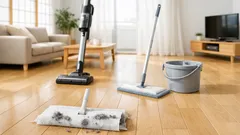 床掃除は掃除機の前が勝負だった、ホコリが舞いにくい正しい順番3ステップ