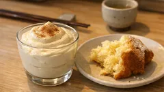 失敗しにくい湯せん仕立て：ふんわり濃厚マスカルポーネクリームの作り方