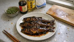 圧力鍋で8分、鮎の甘露煮—ふっくら身とやわらかい骨に仕上げるコツ