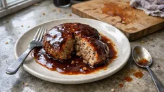 パン粉・卵なしでもふんわりジューシー：片栗粉だけで作るシンプルハンバーグ